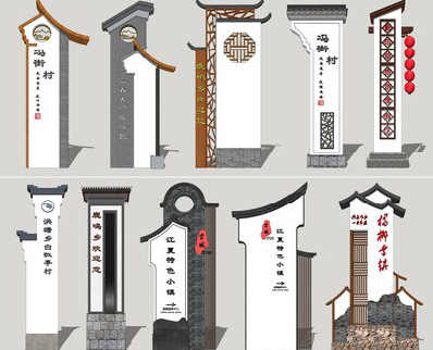 武汉美丽乡村标识标牌有哪些分类？