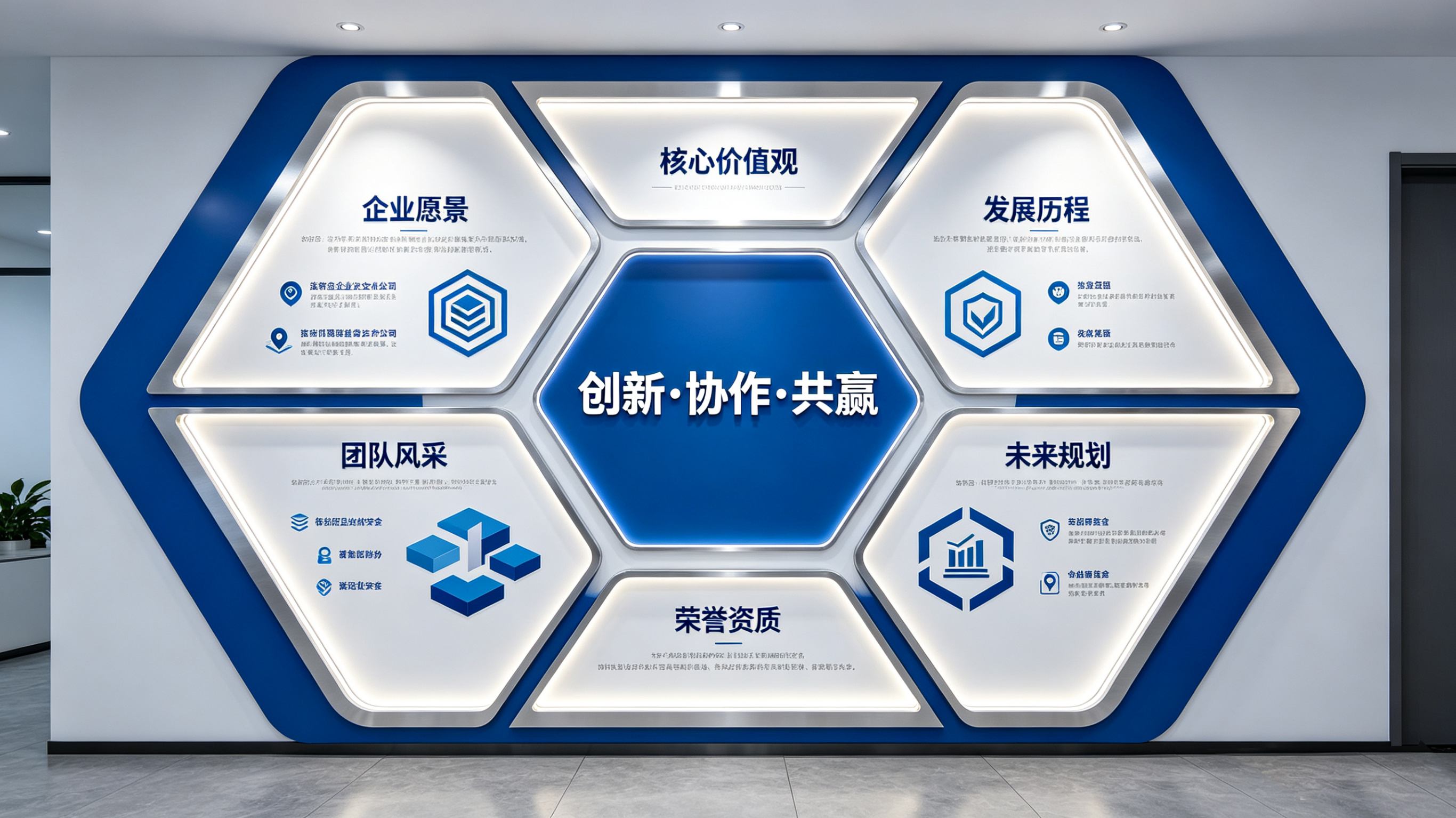武汉企业文化墙六边形避坑指南（新手常犯5个错误）